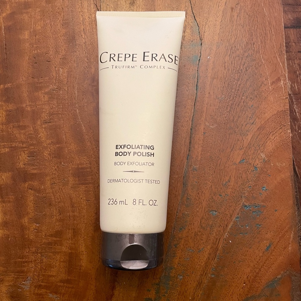 Crepe erase exfoliating body polish - new & sealed